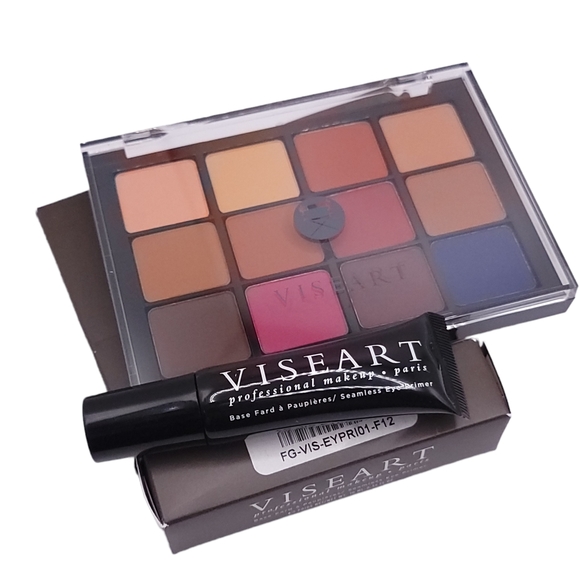 Viseart Other - NIB Viseart Professional Eyeshadow Palette and Eye Primer Bundle